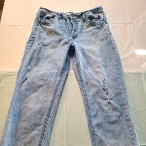 KANCAN MAURICES SIZE 30 RAW CROP HEM LINE